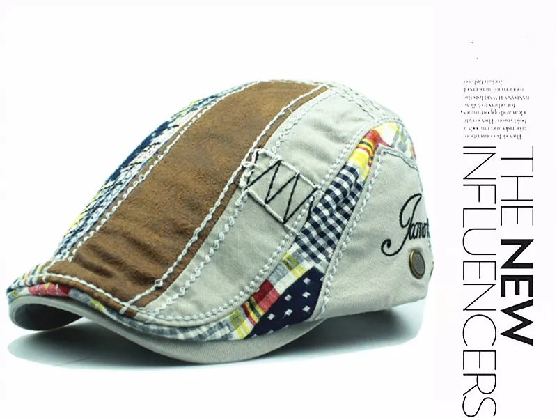 patchwork beret 