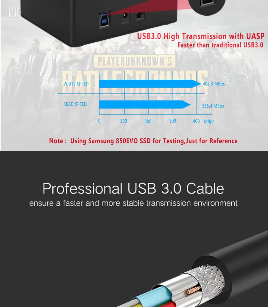 Sata II к USB3.0 dual bay 2," /3,5" SSD/HDD док-станция с жестким диском Поддержка функции офлайн клон для ноутбука Mac рабочего стола