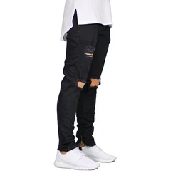 Hip Hop hole jeans Jogger men trousers New 2019 men's Slim Thin Summer&autumn Denim Pants Classic skateboard Wide Leg Pants Hip Hop hole jeans Jogger men trousers New 2019 men's Slim Thin Summer&autumn Denim Pants Classic skateboard Wide Leg Pants