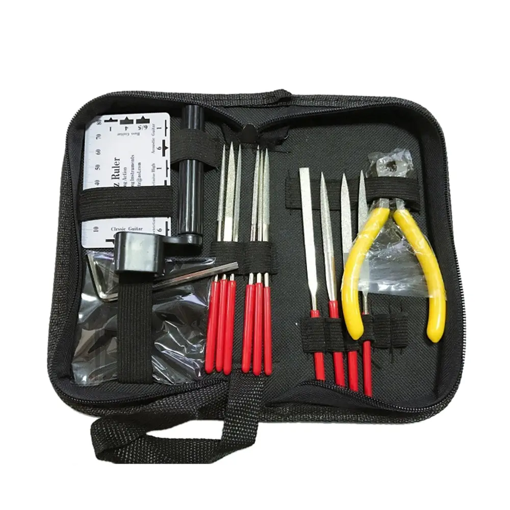 

15Pcs Guitar Care Tool Repair Maintenance Tech Kit Set Guitar Fret Repairing Tools
