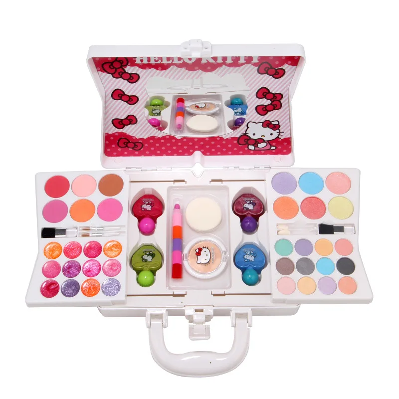 Игрушки для девочек HELLO KITTY Детская косметика набор макияжа губная помада игрушек