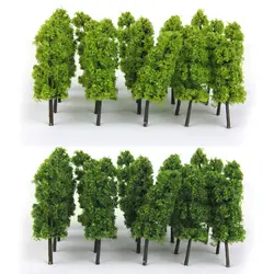 20 темный/светло-зеленый Модель Дерево железная дорога лес Wargame расположение пейзажей N