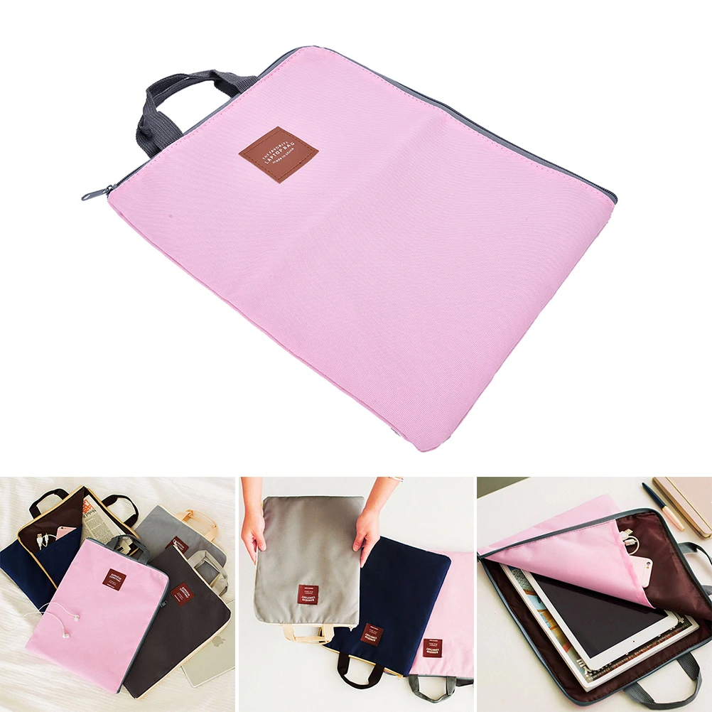

New A4 Canvas File Folder Bag Document Organizer Office Supplies Organizer Bag Cartella Documenti Archivador Documentos
