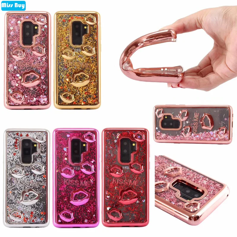 Fashion Bling Glitter Liquid Phone Case for Samsung Galaxy S9 S8 Plus S7 Edge J1 J3 2016 J2 J5 Prime J7 2017 G530 Soft TPU Cover |