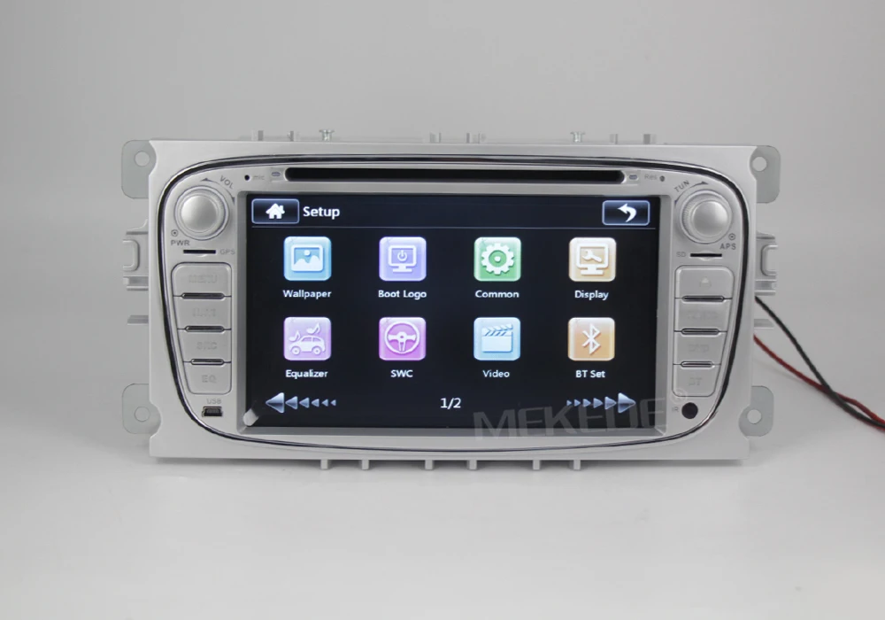 Clearance In stock 2DIN Car DVD Player GPS Navi for Ford Focus Mondeo Galaxy Kuga with Audio Radio Stereo Head Unit BT RDS Free MAP MIC 21