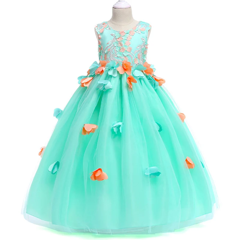 

High quality 2018 Tulle Flower dress for Teen girls Flower Girl Dresses for Weddings and Party First Communion Dresses For Girls