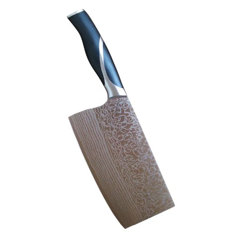 High Quality Damascus Pattern Kitchen Knive Stainless Steel Cutting Cooking Chef Chop Bone Knife Vegetable Fruit