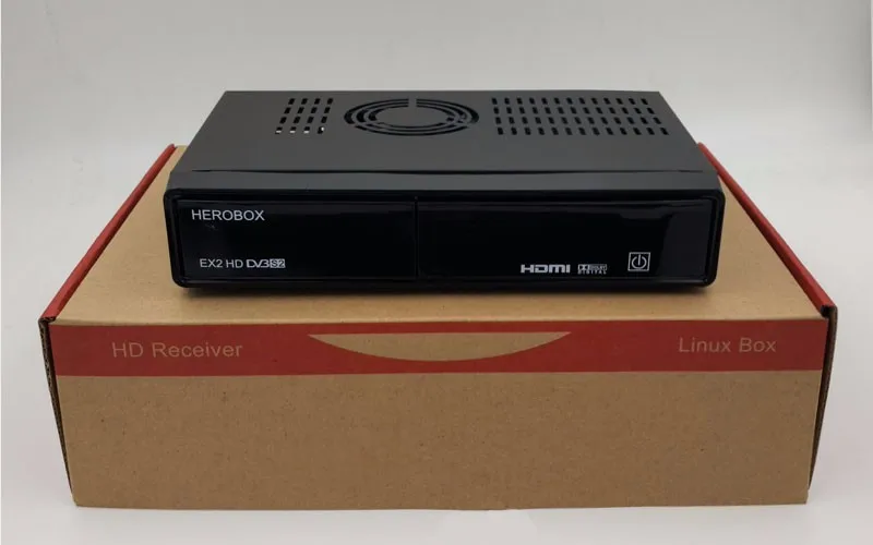 Herobox EX2 HD-S2 BCM7362 751 МГц двухъядерный процессор DVB-S2/S тюнер HDMI Linux PC HD ТВ ресивер спутниковой связи