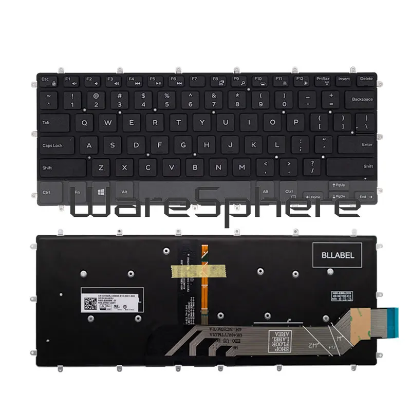 Клавиатура с подсветкой для Dell Inspiron 15 5568 7569 7579 7378 7368 2 в 1 13-5000 5368 5378 | Компьютеры и