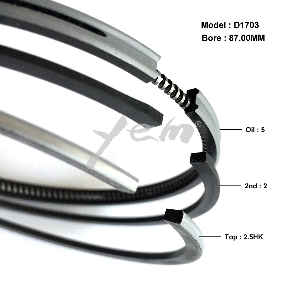 D1703 Engine Piston Ring