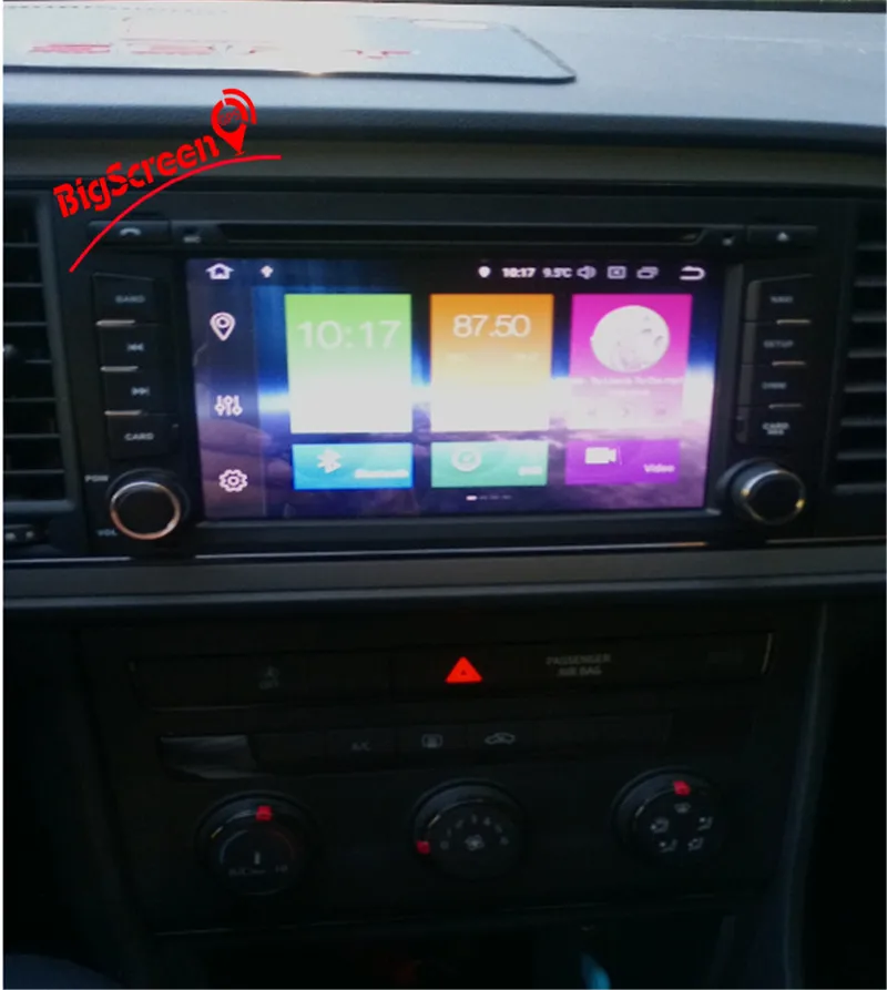 Cheap Bigscreen Android 9.0 8core Car DVD Player GPS Navigation For Seat Leon 2012-2017 Headunit Multimedia Recoder Satnav 4GB +32GB 3