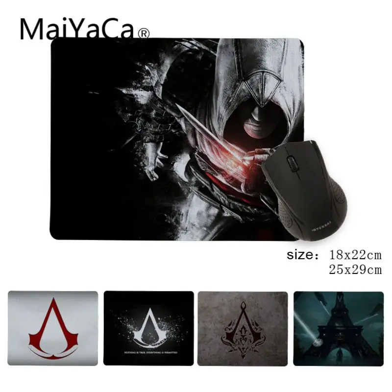 

MaiYaCa Game Assassin Beautiful Anime Mouse Mat Size for 25X29cm Gaming Mousepads