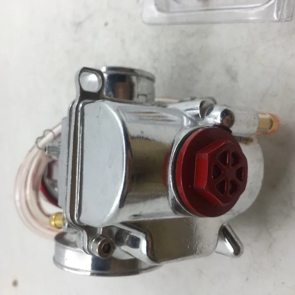 Sherryberg PWK28 28 мм хромированный карбюратор гоночная круглая головка для mikuni Keihin Carb