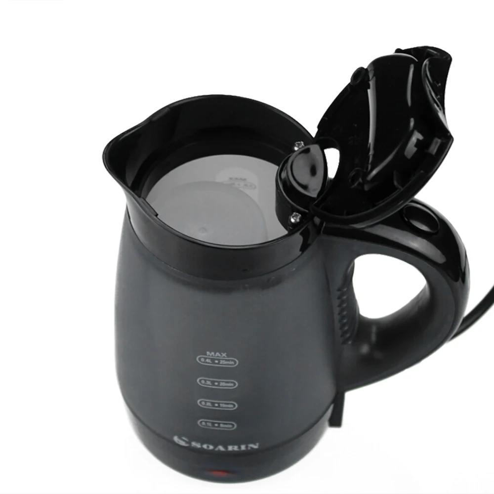 Soarin портативный мини Мощный электрический чайник для воды 0.4L чайник для кипячения воды