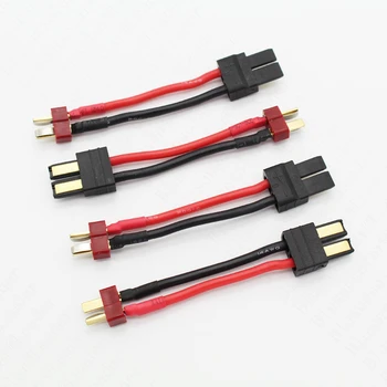 

Drone board RC connector 14AWG TRX male connector to T plug male connector 60MM