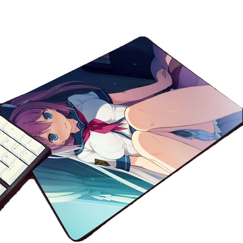 Mairuige Ao No Kanata No Four Rhythm Cute Sexy Anime Pattern Diy Printed Mousepad Small Size 290x250x2MM Pc Gaming Mouse Mat Pad