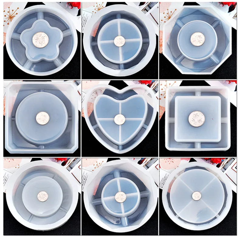 

1 PCS Ashtray Silicone Mold DIY Jewelry Making Tool Moulds UV Epoxy Resin Decorative Craft YM008