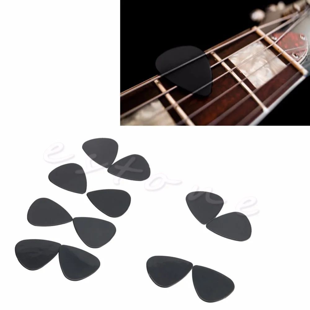 Новое поступление 12 шт черные целлулоидные медиаторы для гитары Размер 0,71 мм музыкальный инструмент