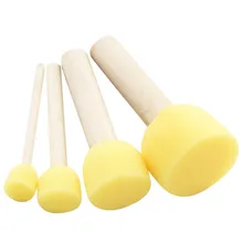 Hot New 4PCS Babies Children DIY Painting Tool font b Toys b font Sets Wooden Paint