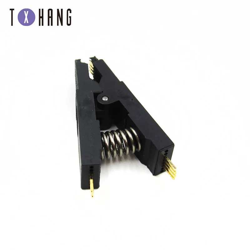 SOIC8 SOP8 тестовый зажим для EEPROM 93CXX/25CXX/24CXX программирование в цепи на USB программист TL866CS TL866A EZP2010