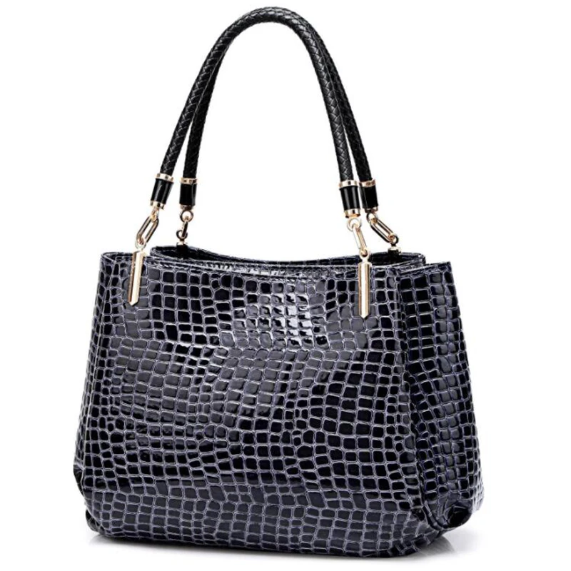 Yogodlns, женская сумка, роскошная, высокое качество, Классическая, крокодиловый узор, сумка, брендовая, дизайнерская, большая, вместительная, на плечо, сумка-мессенджер