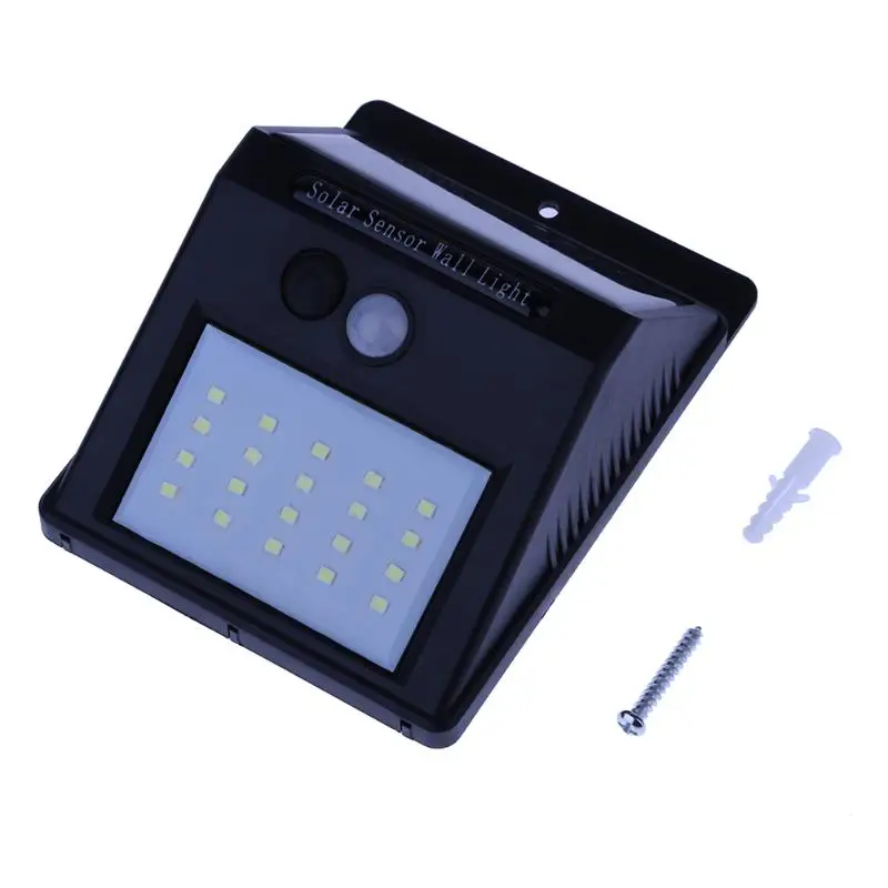 

20 LED Solar Light Motion Sensor Solar Powered LED Lamp Outdoor Garden Waterproof IP65 Wall Stairs Lights