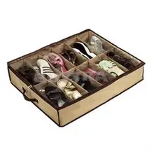 Органайзер для хранения шкаф для дома гостиная под кровать Держатель Коробка Чехол для хранения 12 обуви или тапочек