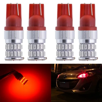 

4pcs Canbus T10 W5W Led Bulb For Cars 921 912 168 LED High Power 3014 36SMD 150Lm Parking Light Backup Reverse Light Red White