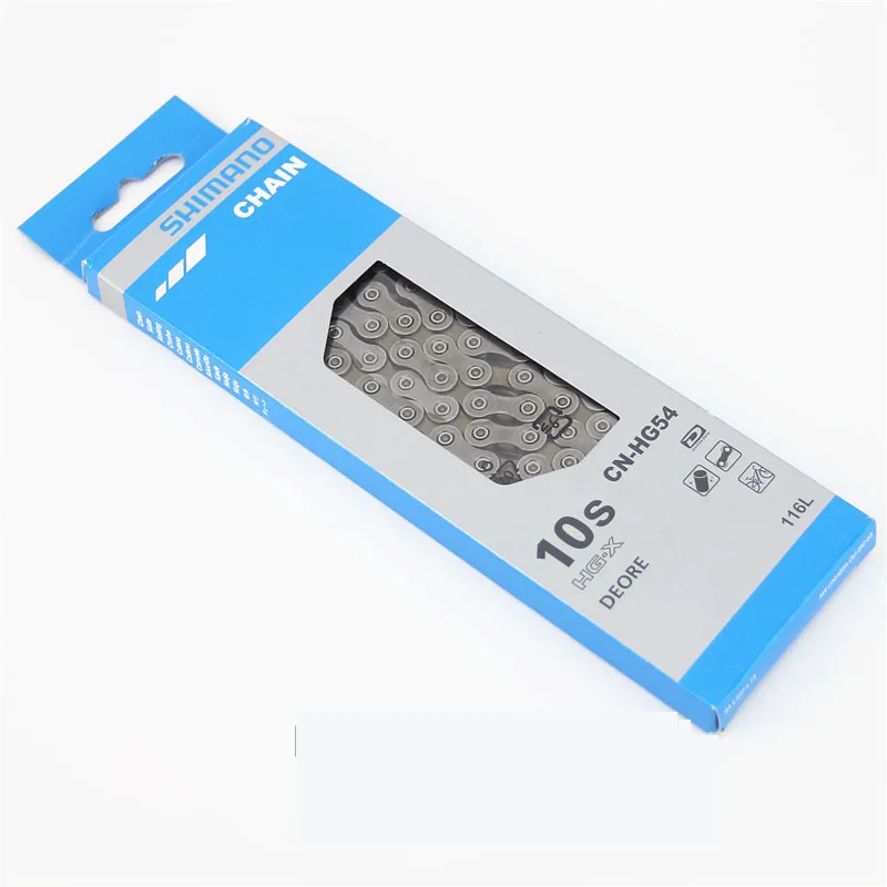 Sale Shimano Deore HG54 HG95 CN-6701 10 Speed MTB / Mountain Bike HG-X -Chain 116L 10 Speed Bike Bicycle MTB Mountain Bike HG-X Chain 1