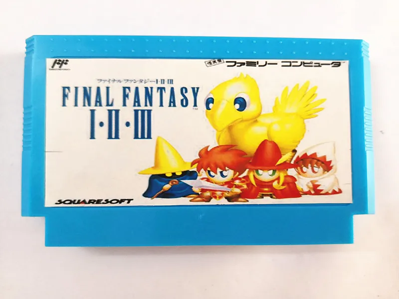 Высокое качество 60 Pin 8-битный игровой картридж 6 в 1 с FINAL FANTASY I, II III REMIX- серии Батарея спасти