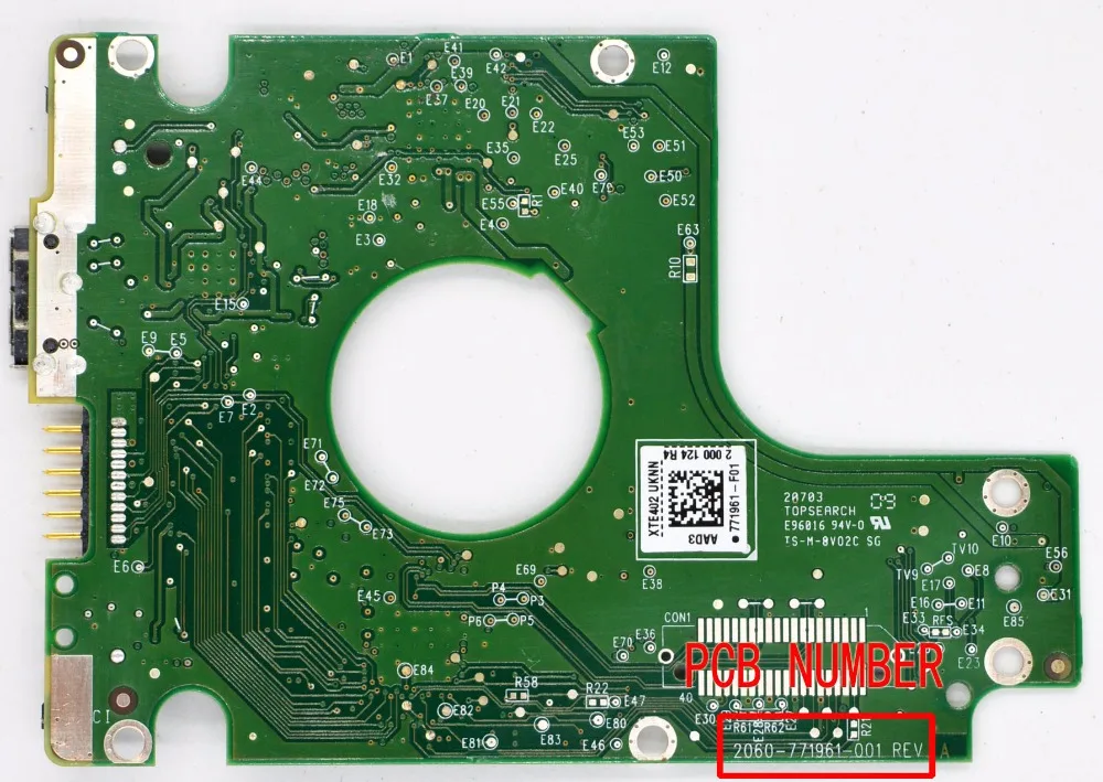 WD5000BMVW WD10JMVW/HDD PCB USB 3,0/2060-771961-001 REV A, REV B 2060 771961 001/771961-F01,-101,-G01