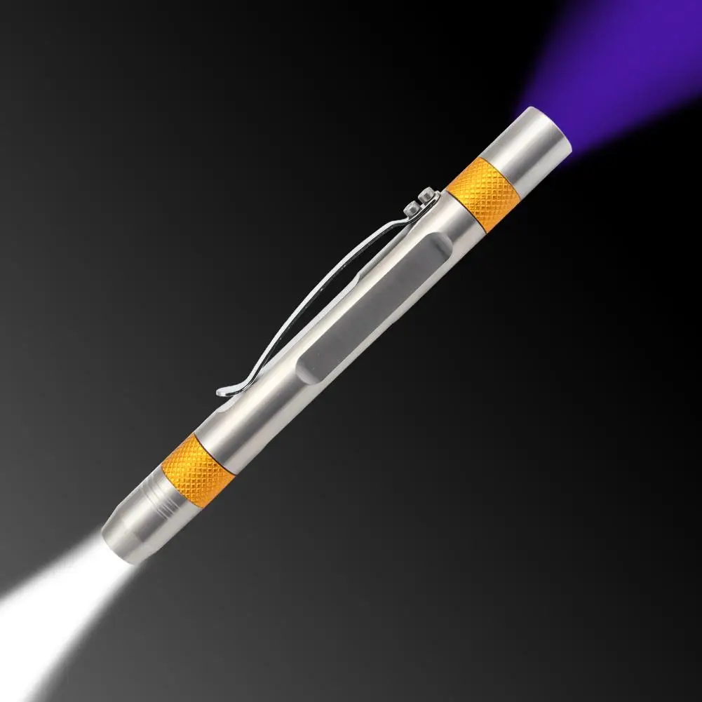 

Special Lamp New LED Medical Clinical Pen Light Two kinds light Powerful Led Flashlight Free Shipping