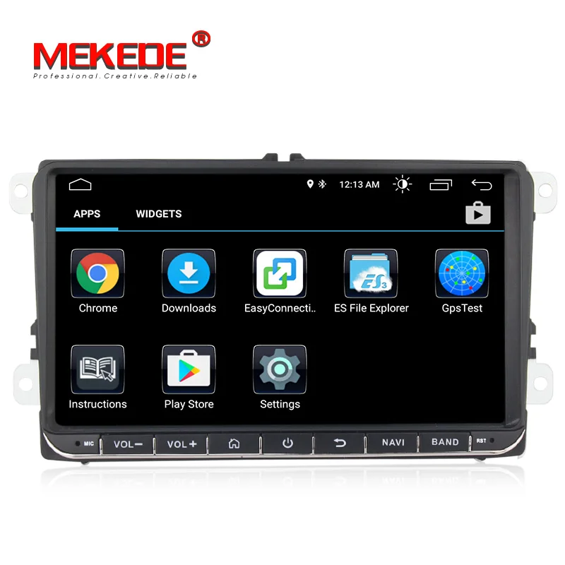 Excellent MEKEDE 9inch Touch screen Android8.1 car Audio for  passat b7 b6 golf 5 polo tiguan octavia support GPS navi Ipod BT radio mic 4