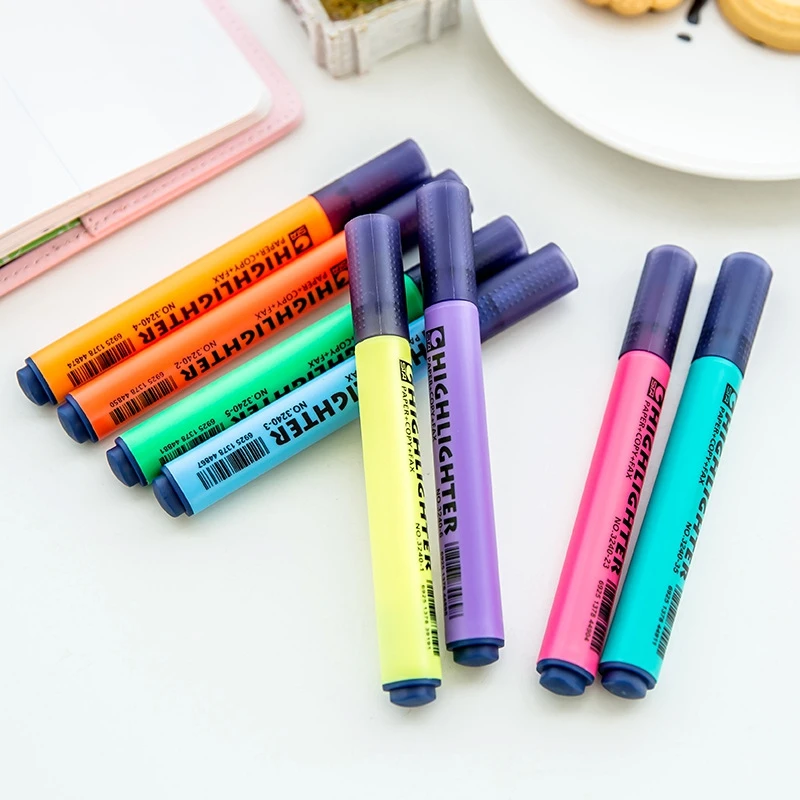 

STA Candy Color Highlighters Marker Pen 8 Colors Fluorescent for Student Notebook