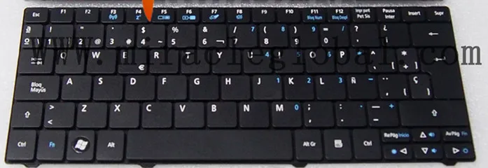 Клавиатура для ноутбука Acer Aspire One ZA3 ZA5 ZA8 1410 1810T SP/LA|keyboard for acer|keyboard acer aspirelaptop keyboard |