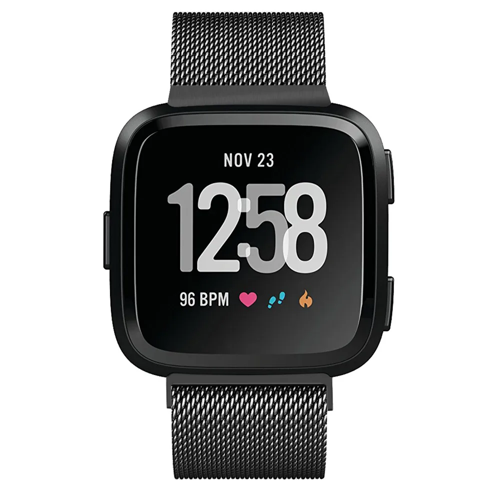 Миланская Магнитная Петля из нержавеющей стали ремешок для Fitbit Versa золотые часы 5,5-6,7 дюймов Прямая поставка наручных часов Mar 21