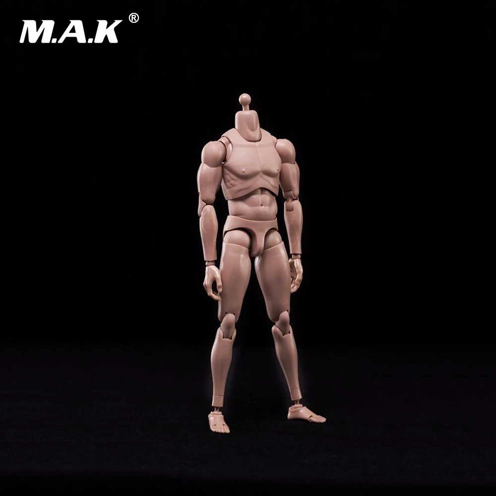 1/6 мужской супер-гибкий мужской бесшовные Body-M36A загар кожи с нержавеющая сталь Скелет без головы лепить для 12 ''рисунок