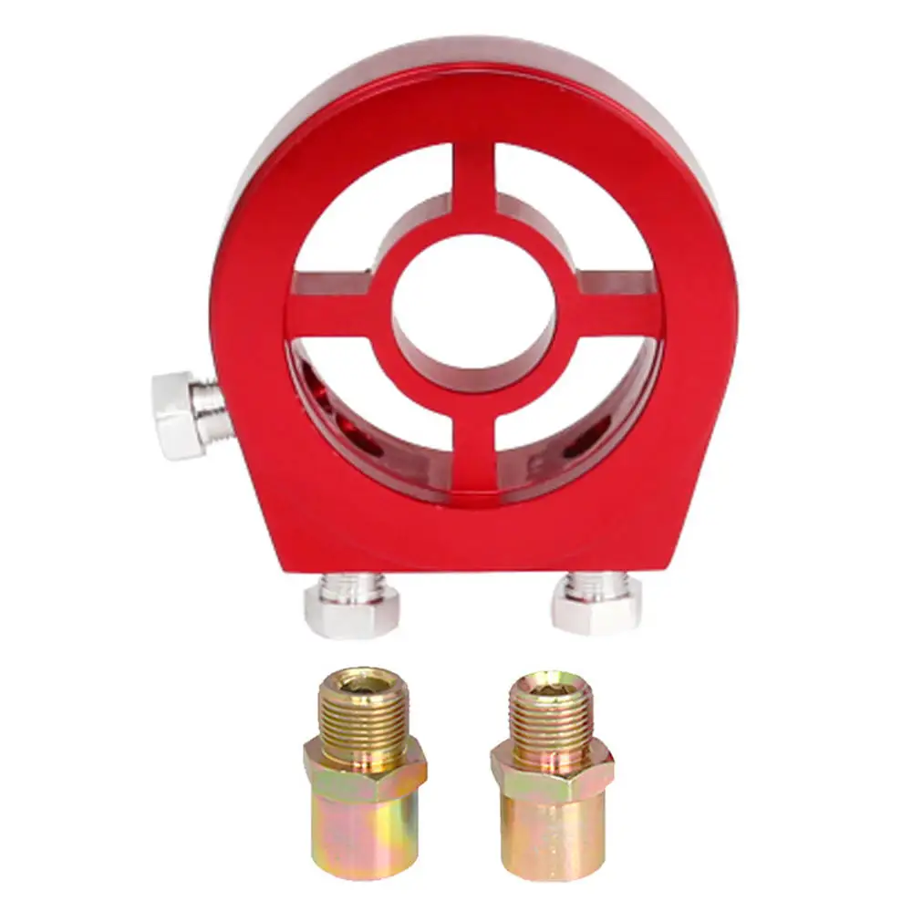 M20 X 1,5 масляный фильтр температура охладитель давления датчик сэндвич пластины датчик адаптера Rd - Цвет: Красный