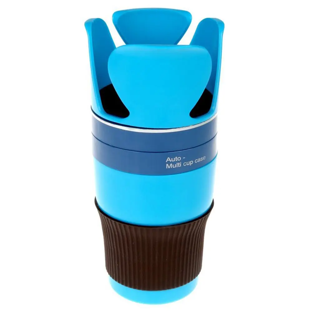 

AUTO -Versatile Function Rotary Storage Rack Plastic Silicone Suitable for Car Traveling Blue