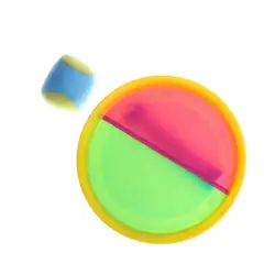 2019 Новый 1 компл. двойного назначения Спортивная присоска Sticky Ball Toy игра «Поймай мяч» Set Toss And Catch Спортивная уличная игрушка для детей