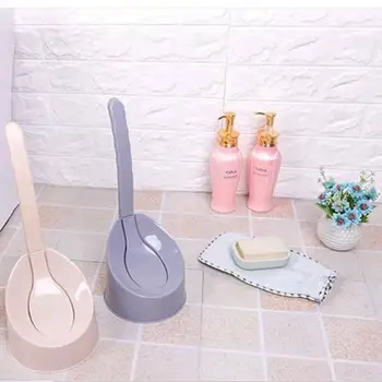 

Curved Long Handle Toilet Cleaning Brush, Detachable Plastic Large Toilet Brush, Easy To Clean Bathroom Toilet Brush