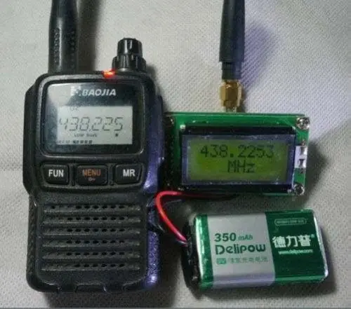 Высокая точность 1 м до 500 МГц счетчик частоты тестер измерения цифровой 0802 ЖК-дисплей+ антенна для ham радио усилитель