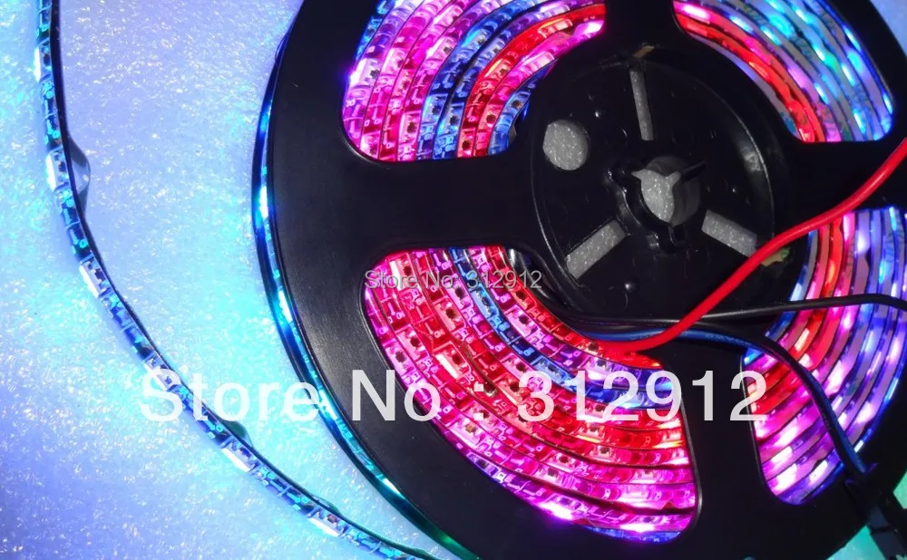 4 м DC5V IP65 WS2812B светодиодная цифровая полоса 60 шт. WS2812B/m с пикселей 57 6 Вт Черная