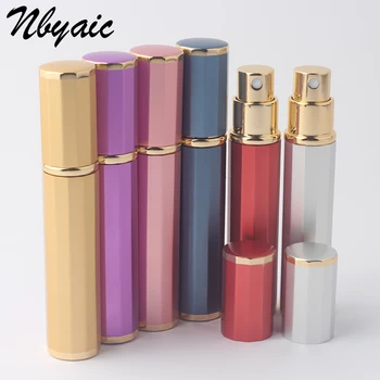 

Nbyaic 1Pcs 8ml Phnom Penh Aluminum Perfume Bottle Spray Bottle Red Tube Large Capacity Empty Bottle Sub-Bottle Lipstick Shape