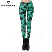 NADANBAO, летние, Осенние, женские леггинсы, креативные, модные, Лаки, клевер, леггинсы с принтом, женские леггинсы, сексуальные, женские штаны