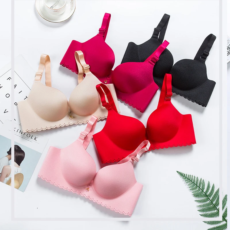 

Ne'w Wireless Bra Women Underwear Seamless Breathable Push Up Bra Sexy Lingerie Fashion Solid Plus Size Bras For Women Bralette
