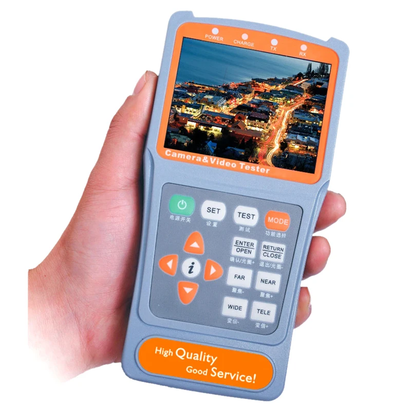 

Portable 3.5 Inch LCD CCTV Camera Monitor Test Video Audio Tester Digital UTP Cable Testing NTSC/PAL Automatically Identifying