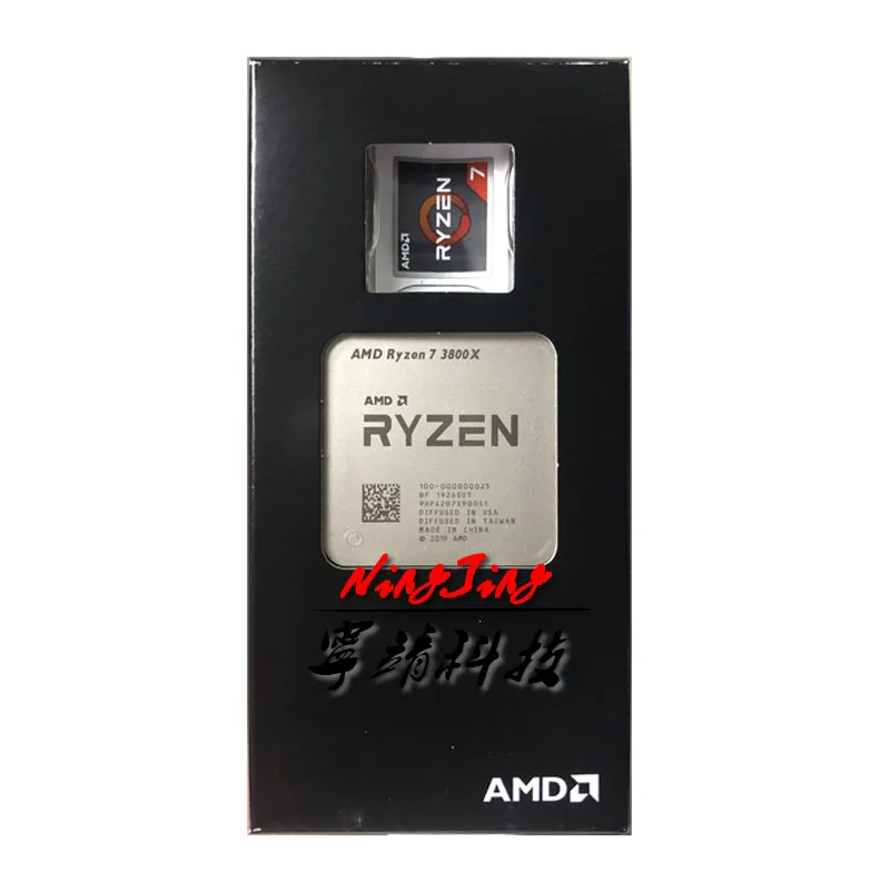Процессор AMD Ryzen 7 3800X R7 3 9 ГГц Восьмиядерный 16-поточный процессор нм L3 = 32M 100-000000025