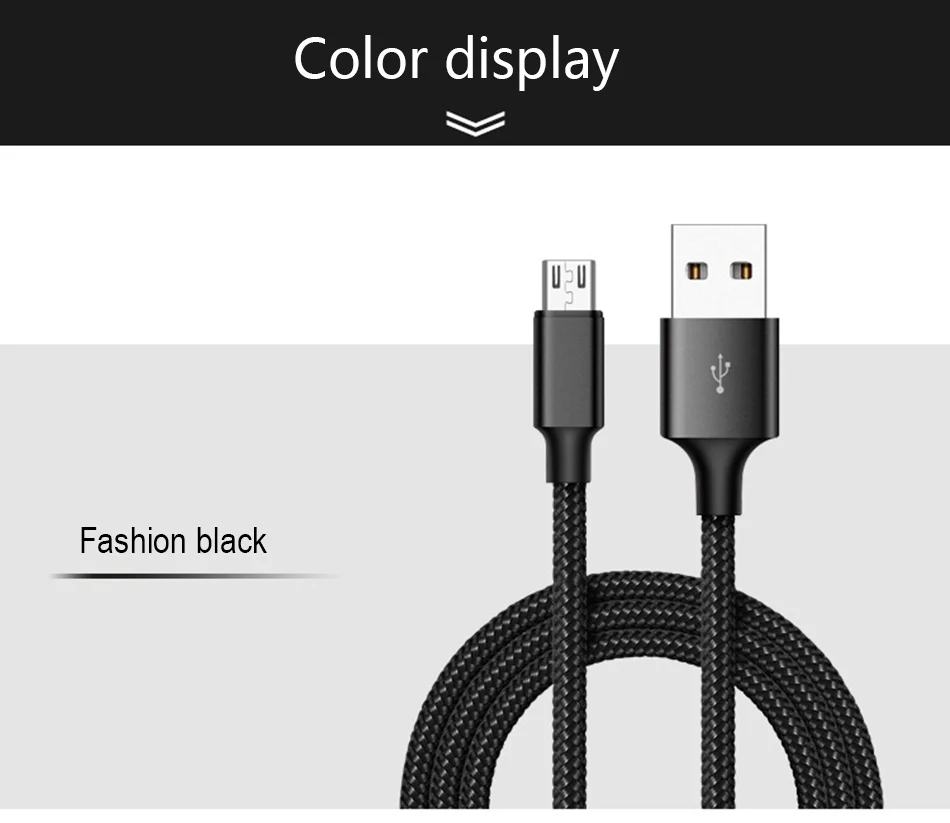NOHON Nylon 1.8m Android Data Cable Micro USB Fast Charger Cord For Samsung Galaxy Huawei HTC Xiaomi 2A Lighting Charging Cables (13)