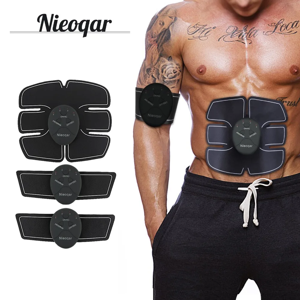 

Abdominal Muscle Trainer Electronic Muscle Exerciser Machine Fitness Toner Belly Leg Arm Exercise Toning Gear Workout Equipment